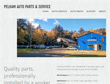 Tablet Screenshot of pelhamauto.com